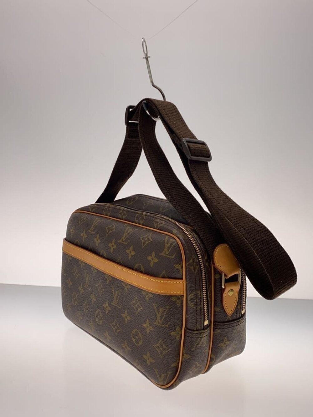 Louis Vuitton Canvas All Reporter over Brown Monogram Brown